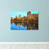 Toile Central Park Skyline en automne (Insitu (Plancher de Bois))