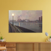 Toile Centrale électrique de Chelsea par nuit (Insitu(Salon))