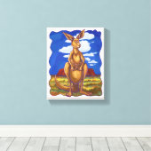 Toile Centre du parti Kangaroo (Insitu (Plancher de Bois))