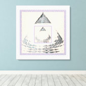 Toile Centre du Triangle (Insitu (Plancher de Bois))
