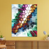 Toile Centré sur le cube (Insitu(Salon))