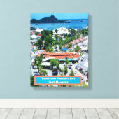 Toile Centre-ville de Marigot Bay, Sint Maarten (Insitu (Plancher de Bois))