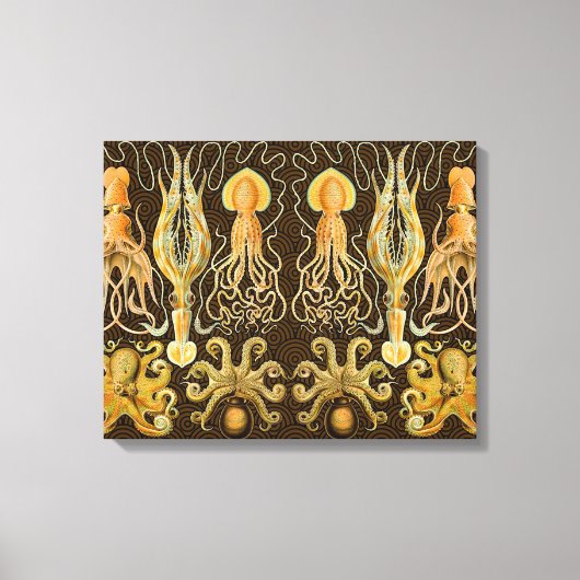 Toile Cephalopod poulpe calmar Nature marine (Recto)