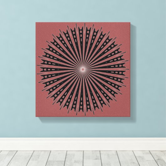 Toile Cercle à pont (Insitu (Plancher de Bois))