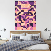 Toile Cercle arrière - plan géométrique Abstrait (Insitu(Chambre))