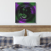 Toile Cercle celtique Dragon (Insitu(Chambre))