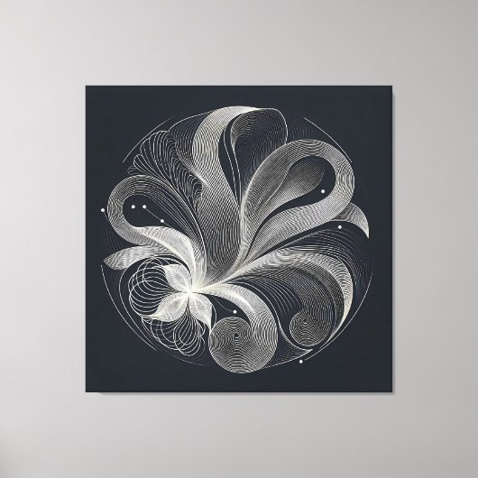 Toile Cercle de flux en filigrane (Recto)