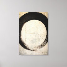 Cercle Enso Japonais Minimaliste Abstrait Wabi-Sab