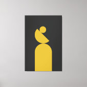 Toile Cercle équilibré du milieu du siècle (Recto)