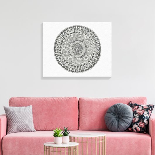 Toile Cercle Mandala (Insitu(Salon))