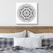 Toile Cercle Mandala 6 (Insitu(Chambre))