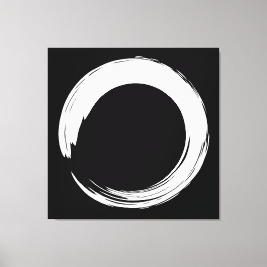 Toile Cercle Zen Enso (Recto)