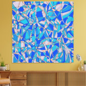 Toile Cercles Abstraits (Insitu(Salon))