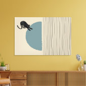 Toile Cercles Abstraits Cat 3 Canvas Imprimer (Insitu(Salon))