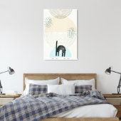 Toile Cercles Abstraits Cat 4 Canvas Imprimer (Insitu(Chambre))