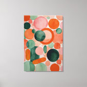 Toile Cercles aquarelle (Recto)