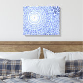 Toile Cercles bleus tourbillonner motif (Insitu(Chambre))