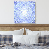Toile Cercles bleus tourbillonner motif (Insitu(Chambre))