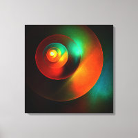 Cercles colorés Motif d'art Abstrait moderne #18