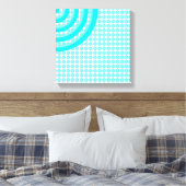 Toile Cercles Concentrés Colorés Canvas Fractionnés (Insitu(Chambre))