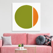 Toile cercles de broyage de couleur (Insitu(Salon))