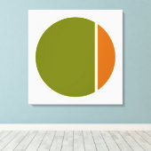 Toile cercles de broyage de couleur (Insitu (Plancher de Bois))