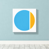 Toile cercles de broyage de couleur (Insitu (Plancher de Bois))