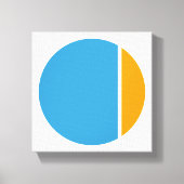 Toile cercles de broyage de couleur (Recto)