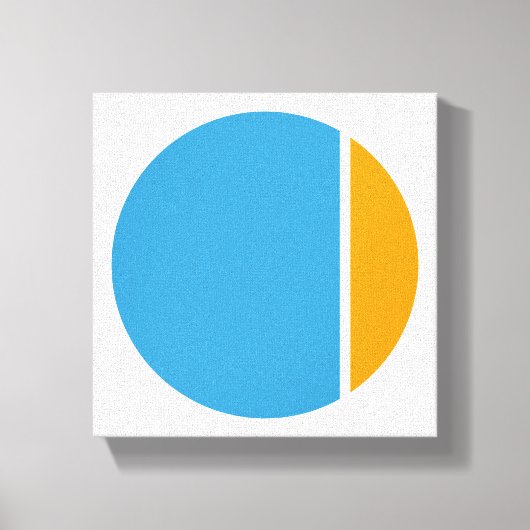 Toile cercles de broyage de couleur (Recto)