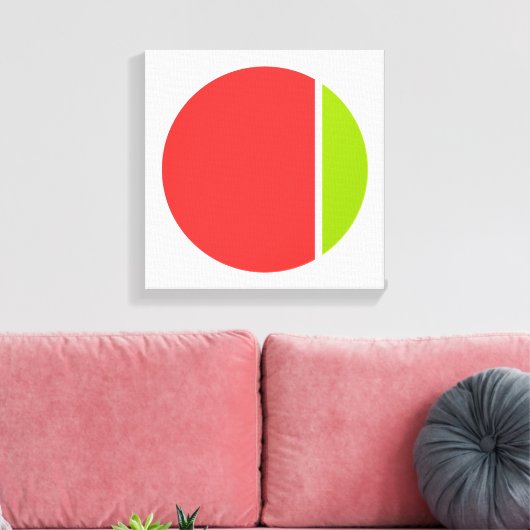 Toile cercles de broyage de couleur (Insitu(Salon))