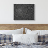 Toile Cercles de charbon motif (Insitu(Chambre))