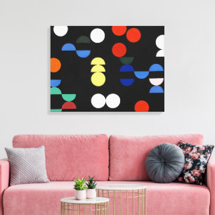 Toile Cercles et demi-cercles Sophie Taeuber-Arp