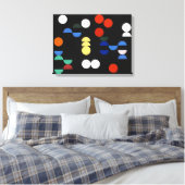 Toile Cercles et demi-cycles | Sophie Taeuber-Arp | (Insitu(Chambre))