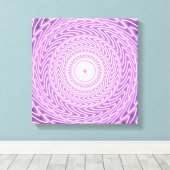 Toile Cercles Lilac motif (Insitu (Plancher de Bois))