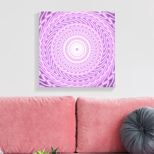 Toile Cercles Lilac motif (Insitu(Salon))