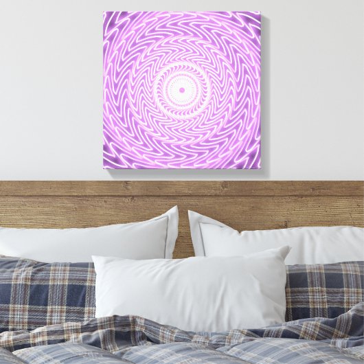 Toile Cercles Lilac motif (Insitu(Chambre))