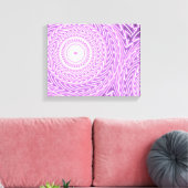 Toile Cercles Lilac motif (Insitu(Salon))