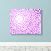 Toile Cercles Lilac motif (Insitu (Plancher de Bois))