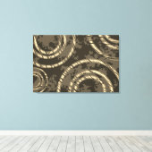 Toile Cercles neutres Abstraits dans le temps (Insitu (Plancher de Bois))