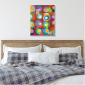 Toile Cercles peints brillants Abstraits du milieu du si (Insitu(Chambre))