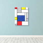 Toile Cercles Rétro Mondrian Minimaliste Art Mod De Stij (Insitu (Plancher de Bois))