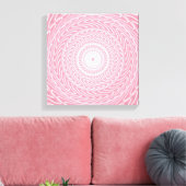 Toile Cercles roses motif (Insitu(Salon))