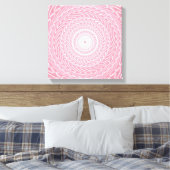 Toile Cercles roses motif (Insitu(Chambre))