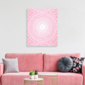 Toile Cercles roses motif (Insitu(Salon))