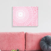 Toile Cercles roses motif (Insitu(Salon))