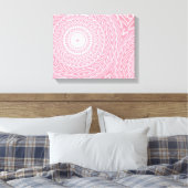 Toile Cercles roses motif (Insitu(Chambre))