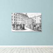 Toile Cérémonie avant le départ des condamnés (Insitu (Plancher de Bois))