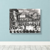 Toile Cérémonie bouddhiste de, 'Indiae Orientalis' (Insitu (Plancher de Bois))