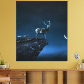 Toile cerf au clair de lune (Insitu(Salon))