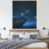 Toile cerf au clair de lune (Insitu(Chambre))